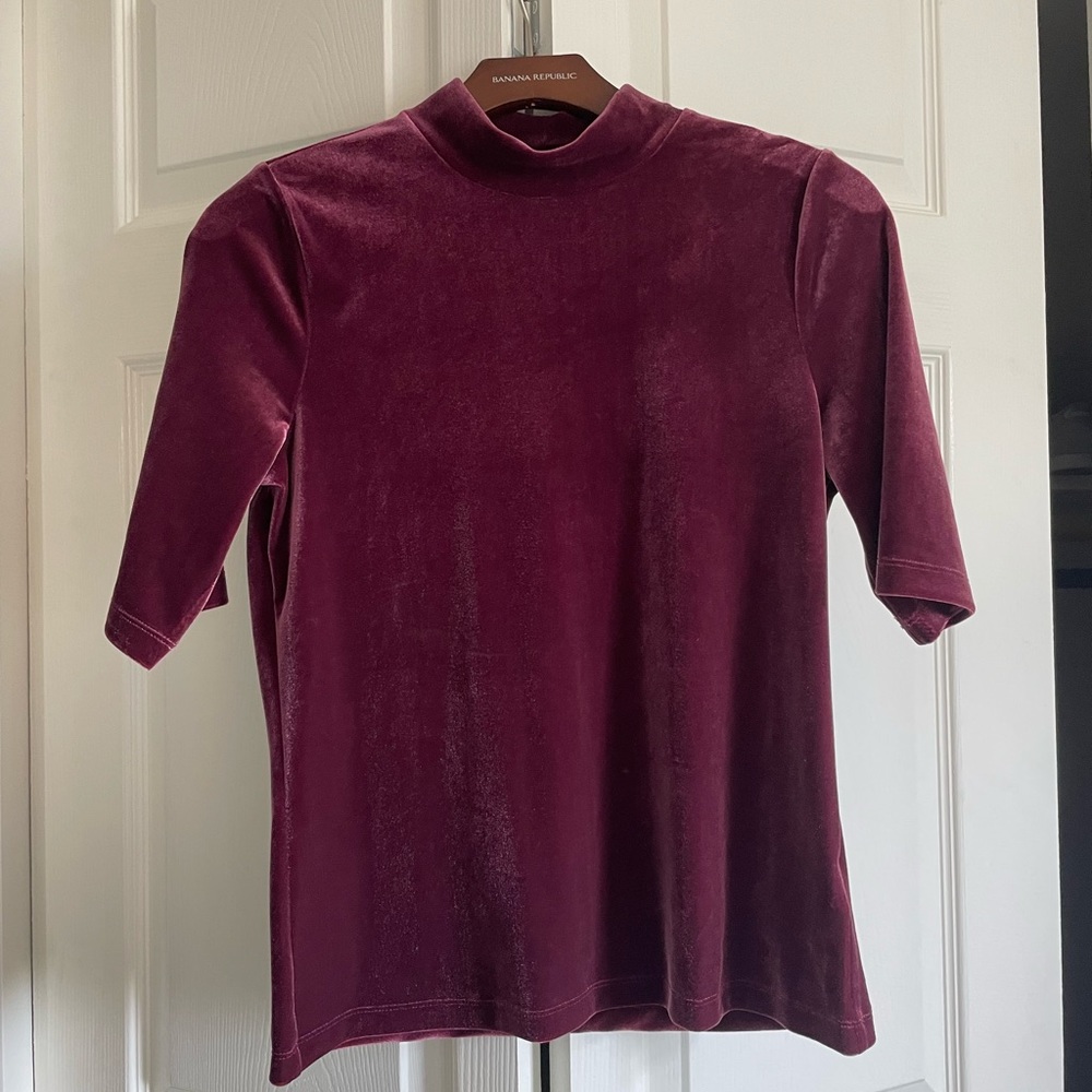 Banana Republic Velvet shirt
